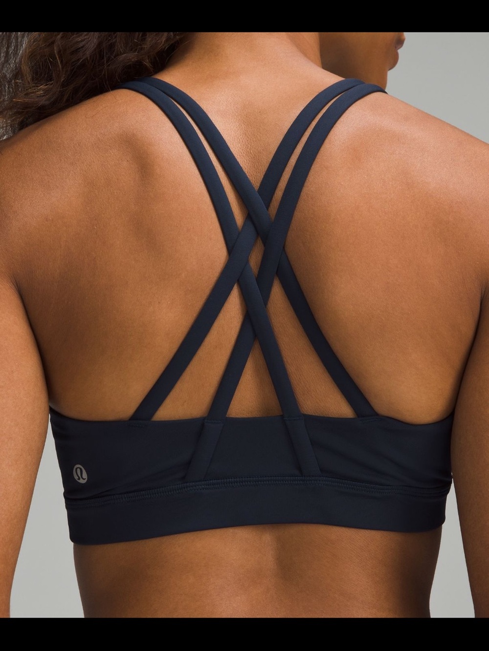 lululemon athletica True Navy Energy  Sports Bra LIKE NEW